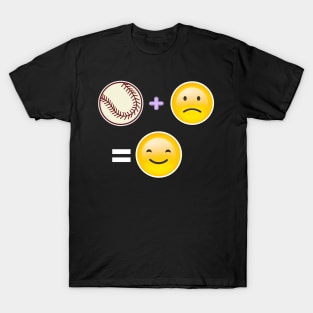 Baseball=Happy T-Shirt